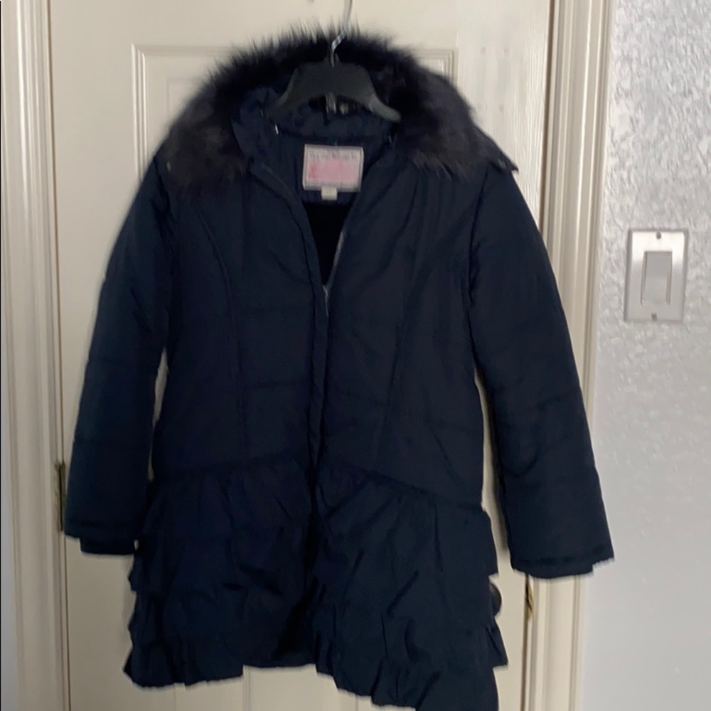 Monsoon Navy Blue coat size 9/10 and 7/8